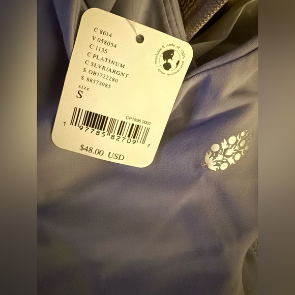 NWT Free People Never Better Square Neck Sports Bra in Platinum Lilac Purple - Picture 7 of 8